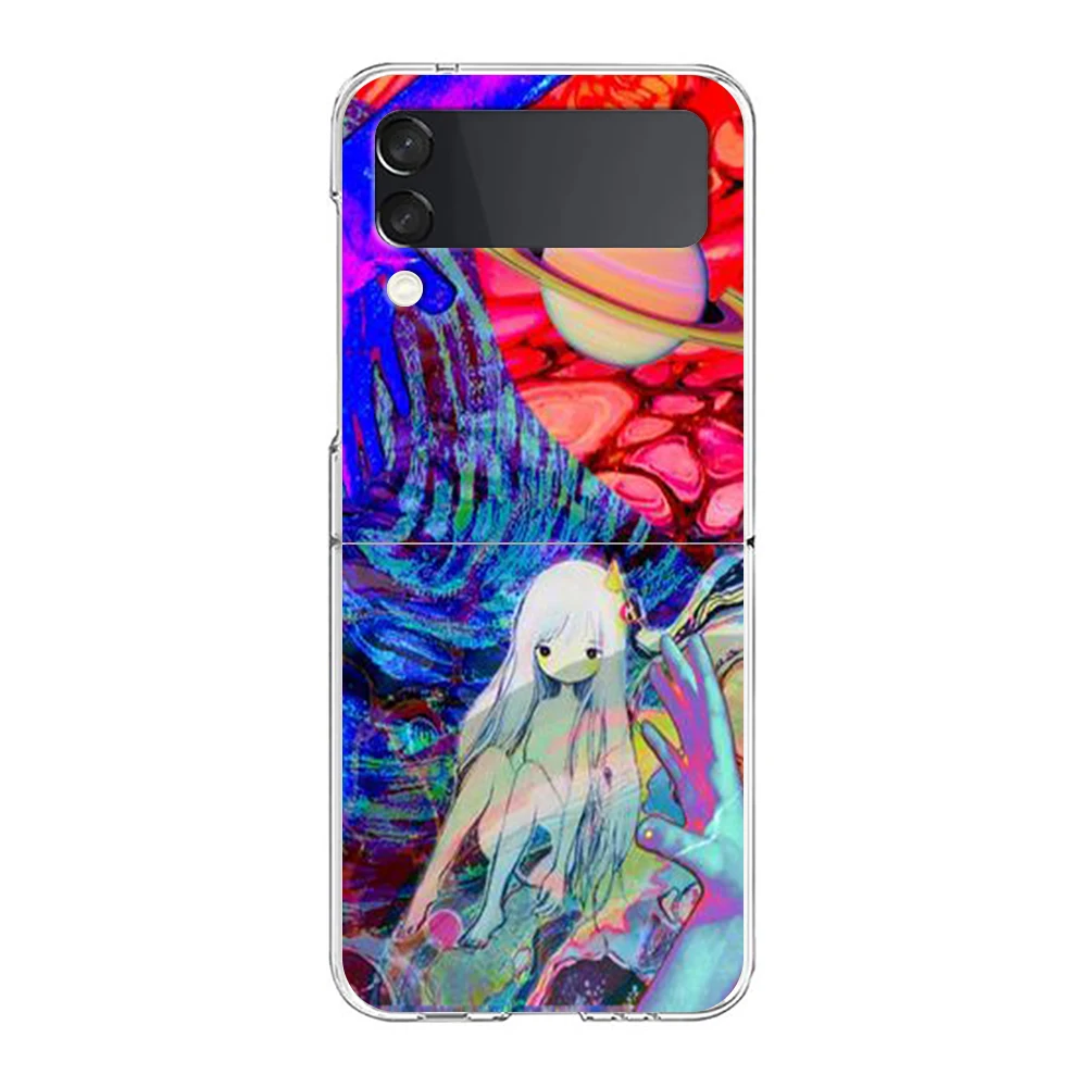 Aya Takano Transparent Shockproof Foldable Phone Case