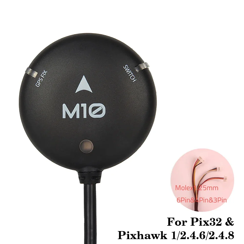 Holybro M10 GPS-модуль Стандартный/Вторичный GPS/для Pix32 и Pixhawk 1/2.4.6/2.4.8 IST8310 Компас 115200 5 Гц для RC FPV Drone thumbnail 4