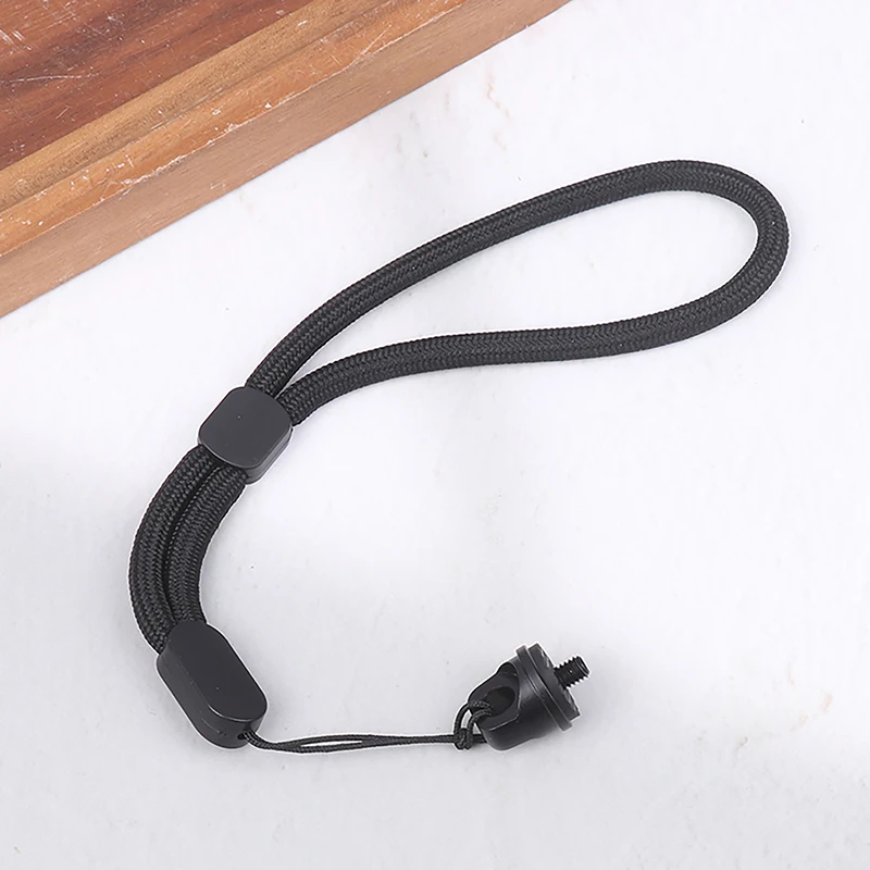 

1/4 Inch Handle Camera Screw 1/4" D Ring Adapter W 14cm Adjustable Hand Wristband Lanyard Strap For Tripod Photo Studio