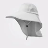 Mens UV Sun Protection Cap Safari Hike Cap with Neck Flap Fishing Hat 3