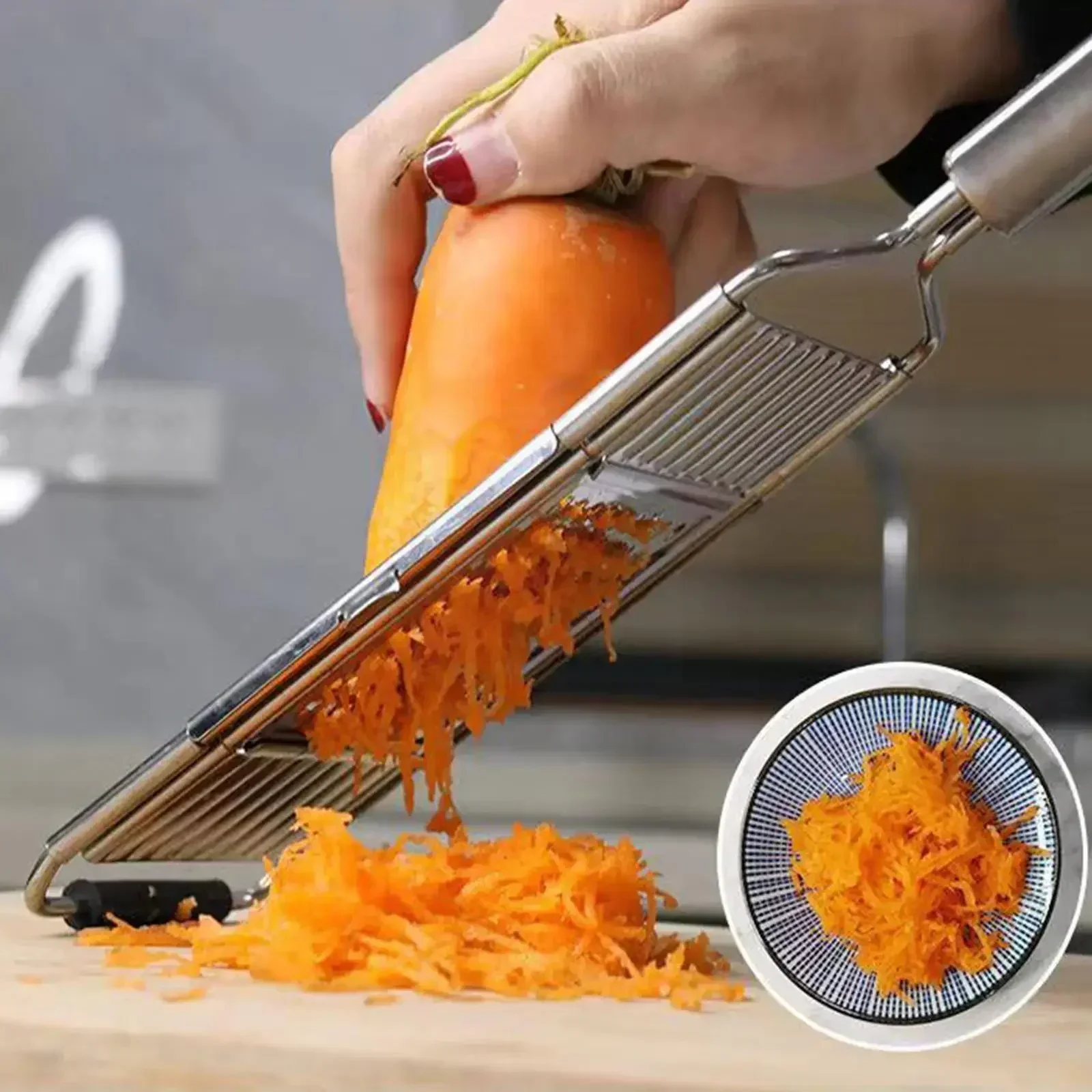 

Shredder Cutter Stainless Steel Portable Manual Vegetable Grater Clean Handle Multi Easy Home Kitchen With Purpose Slicer T Y2Y5