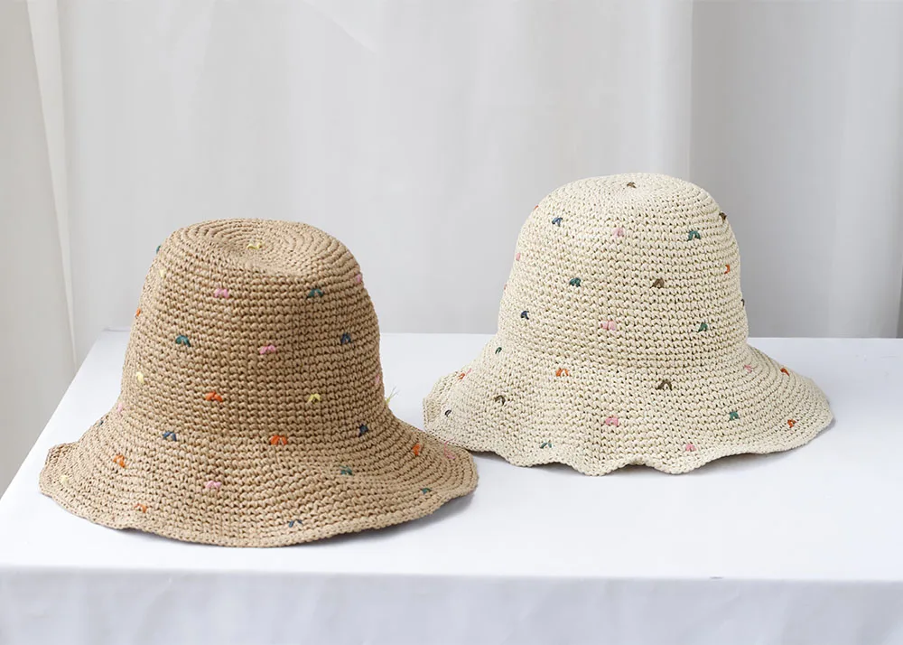 2025 NEUE Frauen Sonnenhut Breite Große Krempe Strand Hüte Frauen Sommer Stroh Hut Faltbare Sonnenhut Chapeau Femme Strand UV Schutz Kappe – Detail 9