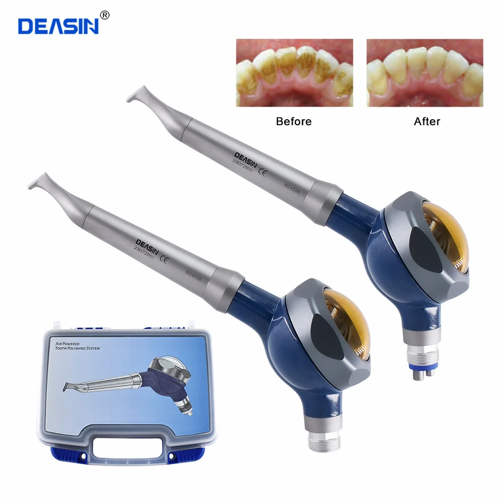 

Dental PREVEN Air Flow Polishing 360 Degree Rotate Prophy Jet Mate Nozzle System Polisher Handpiece Intra Oral with Water Spray