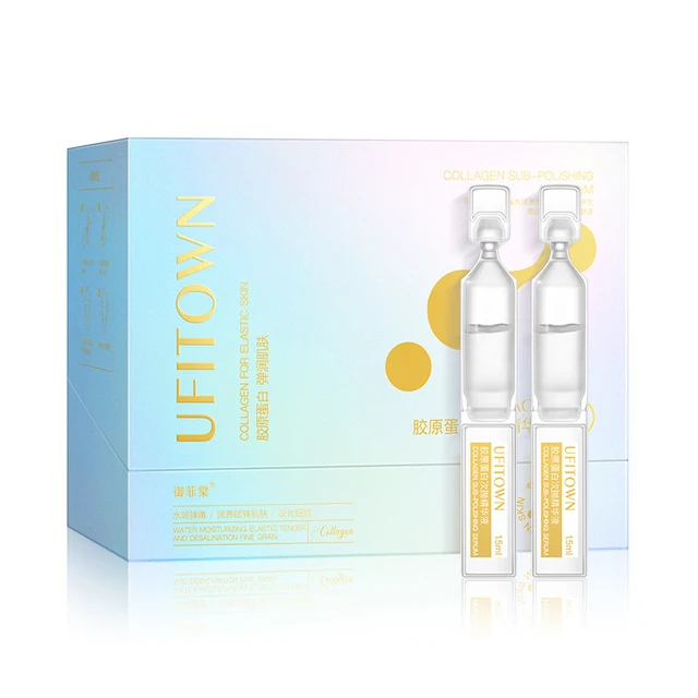 30Pcs Collagen Boost Serum Ceramide Repair Firm Smooth Essence Hyaluronic Acid Anti Wrinkle Aging Whitening Dark Spot Skin Care 6