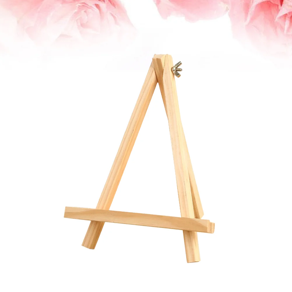 

Natural Wooden Easel Stand Tabletop Easel Painting Easel Stand Small Tabletop Display Easel Cards Photo Tripod Holder for
