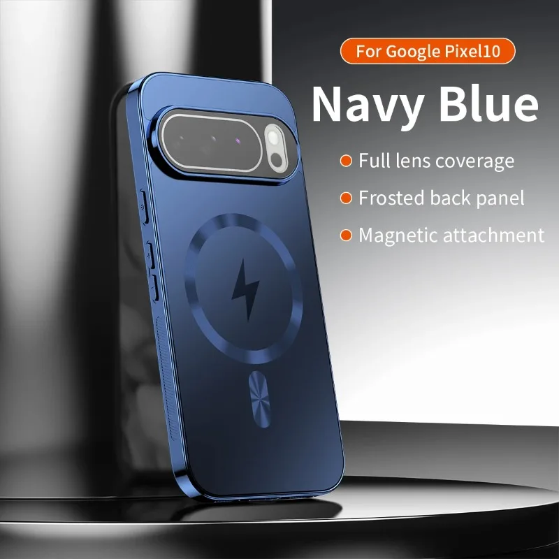 Premium Magnetic Shockproof Nano Matte Protective Phone Case with Lightning Design