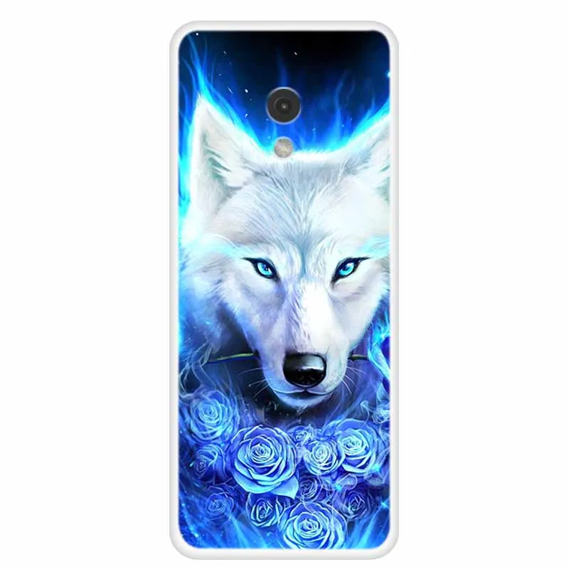 Wolf and Lion Clear TPU Silicone Soft Phone Case - Cute Back Cover