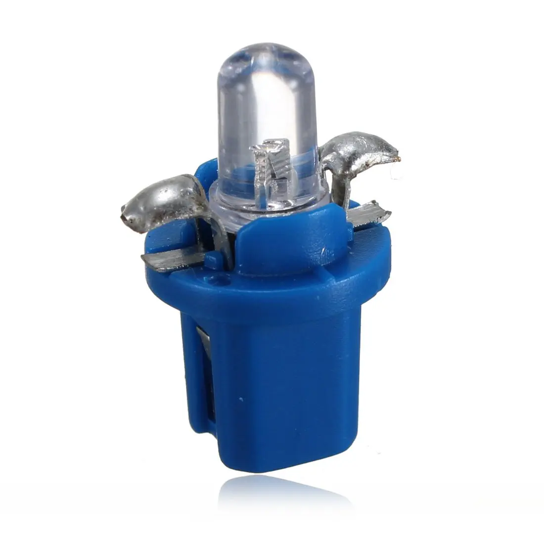 LED 전구 계량기 대시 B8-5D T5 램프, 거치대 블루 튜닝, 자동차 조명, 10x