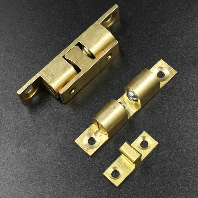 Door Dual Ball Roller Catch Latch Copper Tension Latch Door