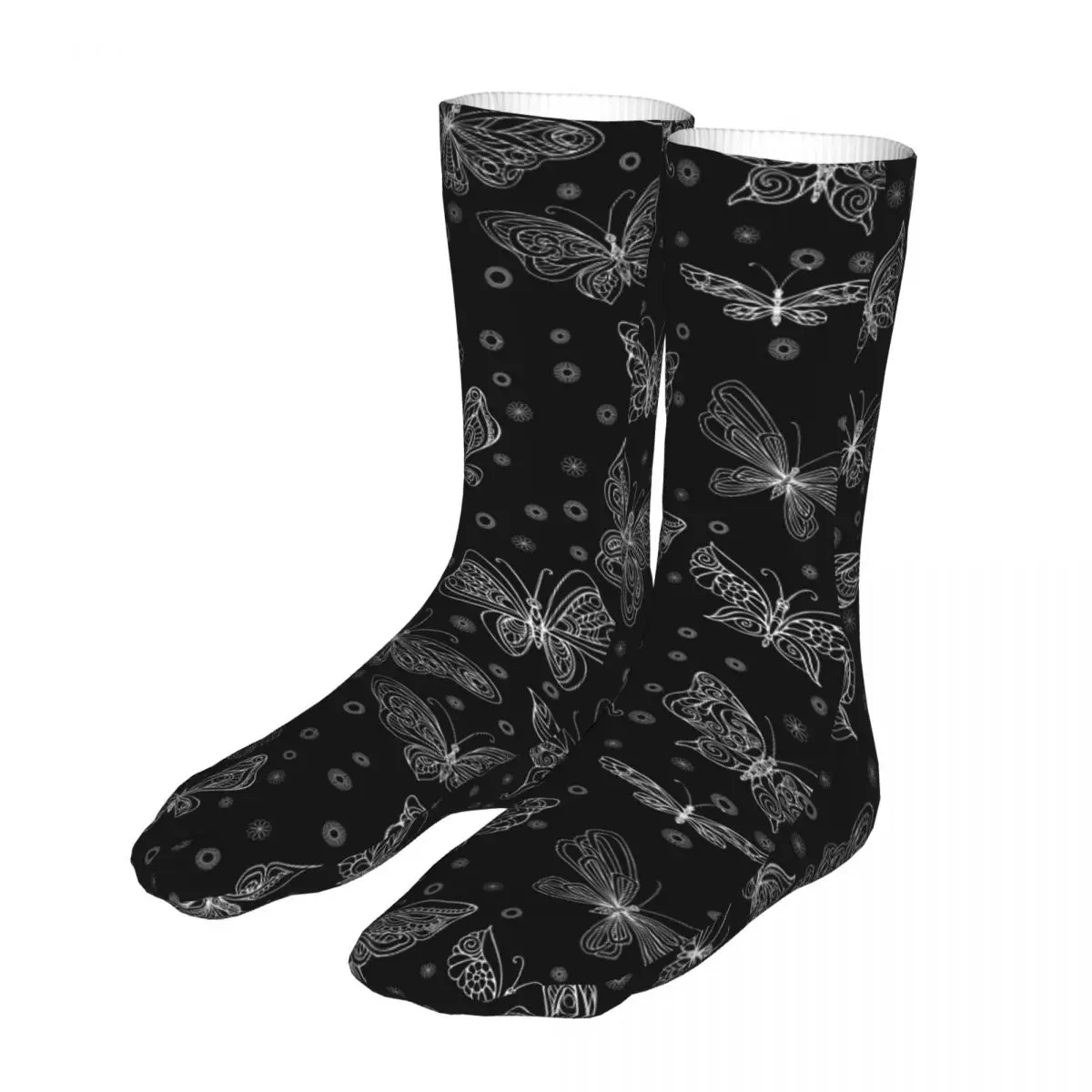 

Fashion Socks Men's Women's Casual Butterfly Socks Skateboard Sock Spring Summer Autumn Winter