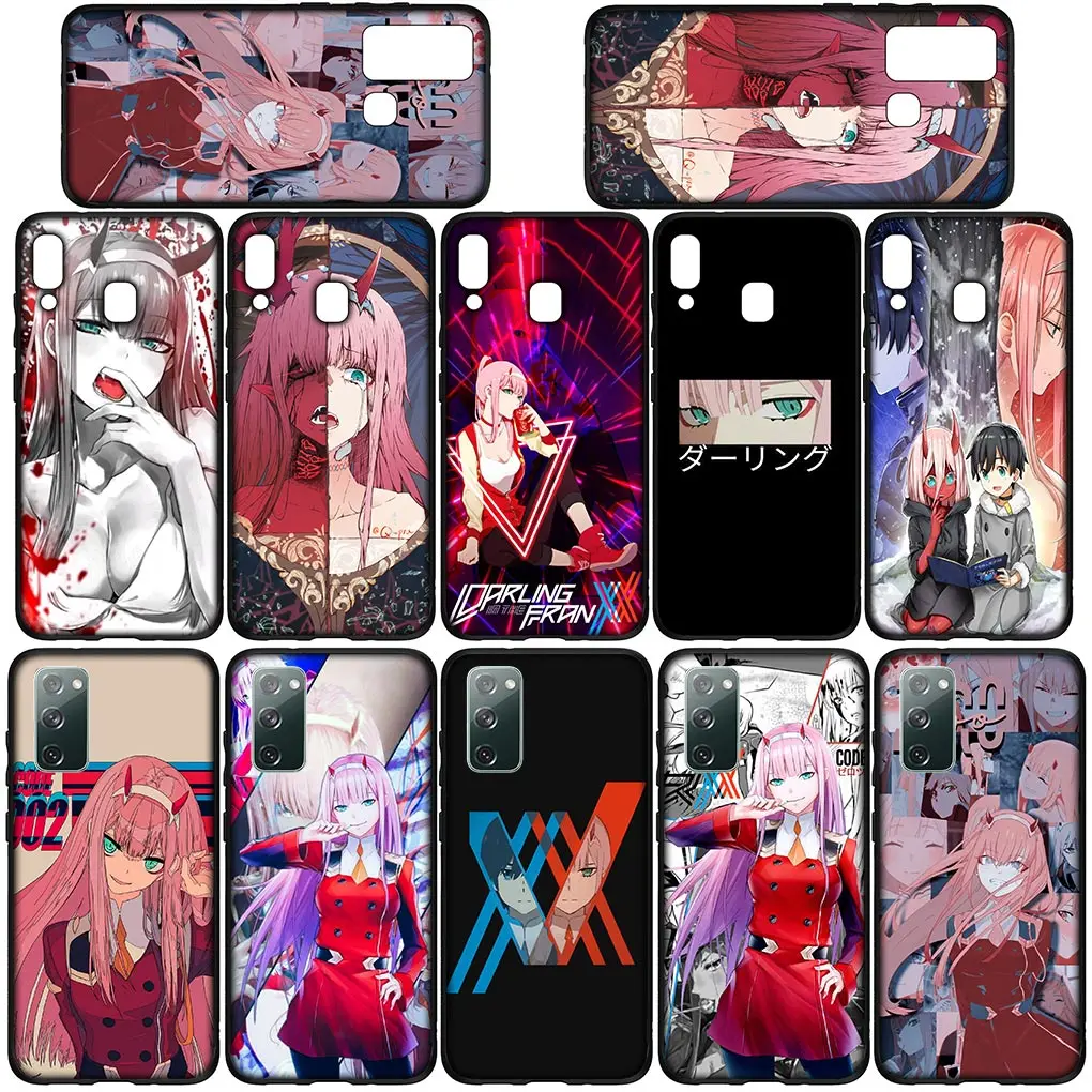 Darling in the FranXX 02 Zero Two 002 Casing for Samsung Galaxy S21 S20 Fe S23 + S22 Ultra S8 Plus A12 A13 A21S A71 Cover Case