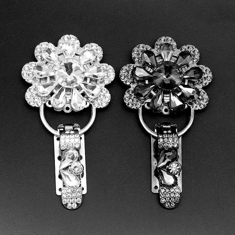 Metal Duckbill Button Mink Fur Coat Invisible Hidden Buckle Decorative