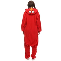 Adults Animal Kigurumi Cookie Monster  Costume Cartoon Onesies Pyjama Halloween Carnival Party Jumpsuit - Image 6