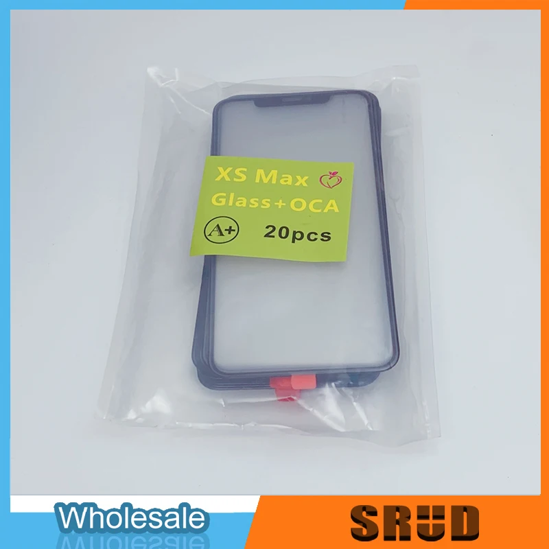 10Pcs 1:1 Original Front Outer Glass For iPhone X XR XS Max 11 Pro Max 12 Mini Pro Max 13 Mini Pro Max Touch Screen Glass+OCA