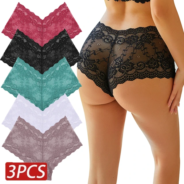 Transparent Mesh Women Panties Sexy  Transparent Panties Fine Mesh -  3pcs/set Sexy - Aliexpress