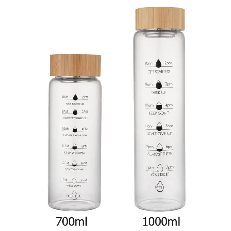 Premium 1000ml Glass Water Bottle 3