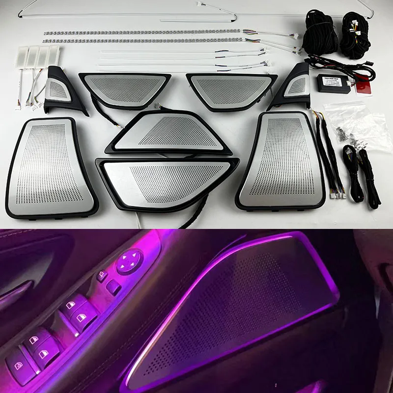 

Led speaker cover Kit For BMW 5 Series F10 F11 F18 Horn LED Ambient light Illuminate Speaker Cover Trim Refit cover