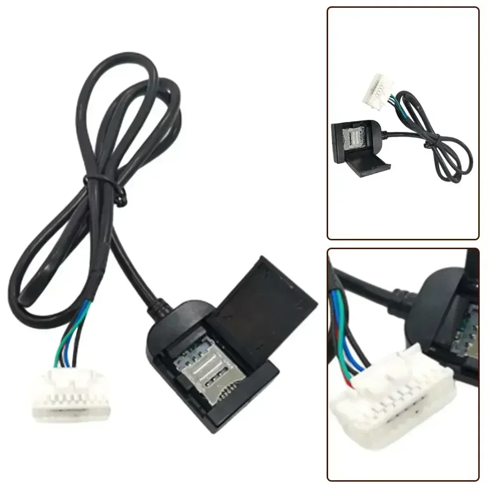 For Radio Multimedia Gps 4G 20pin Sim Card Slot Adapter Cable Connector Replancement Part Automotive Accsesories radio adapter cable connector