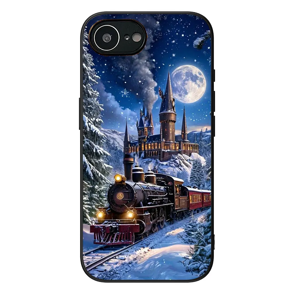 Artistic Owl Design Phone Case with Magic Wand Motif