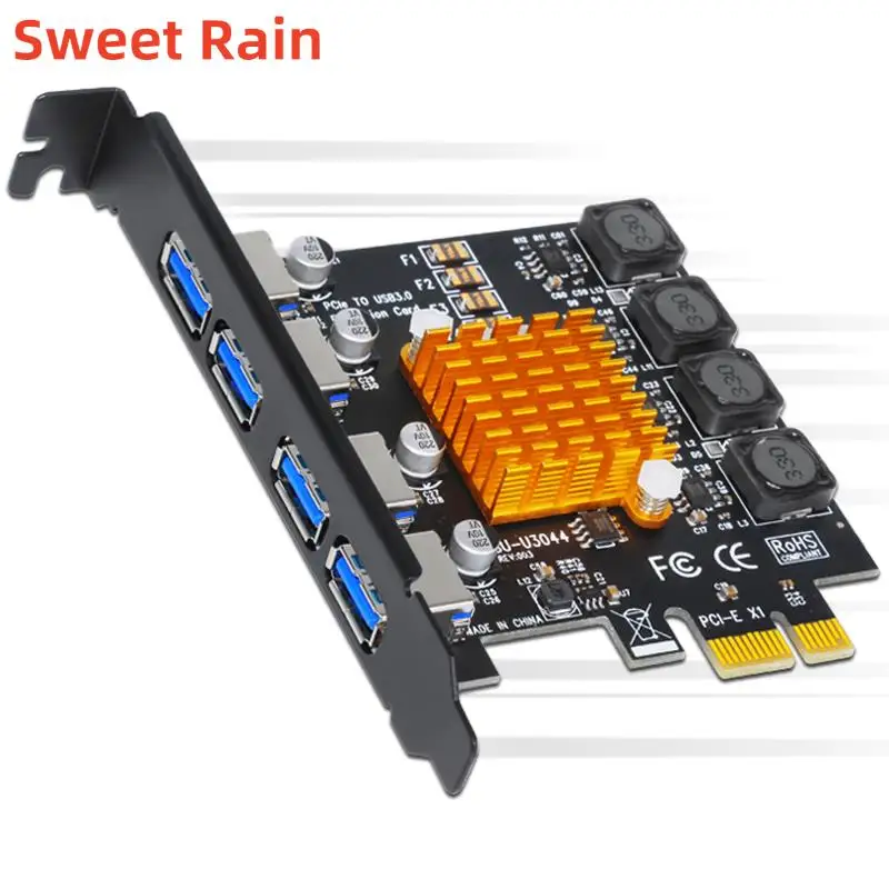 

4 порта USB 3,0 PCI Экспресс-карта USB 3,0 PCI-E адаптер расширения PCIE USB 3,0 карта контроллера концентратора USB3.0 PCIE карта расширения