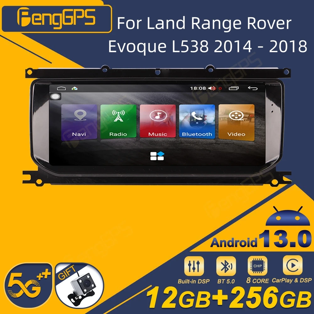 

Автомагнитола для Land Range Rover Evoque L538 2014 - 2018 Android, стереоприемник, автомагнитола, мультимедийный плеер с GPS Навигатором, головка