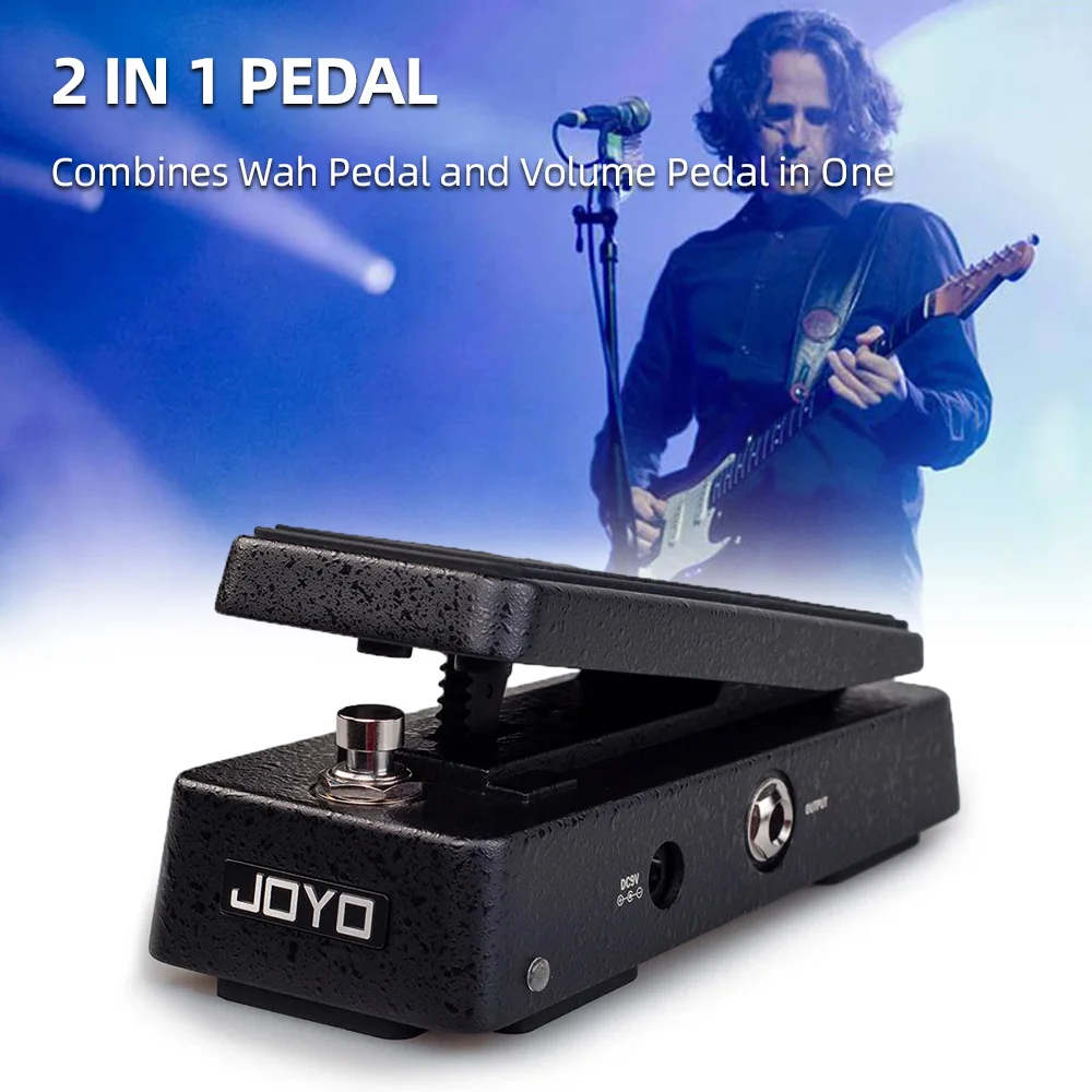 

JOYO WAH-I Guitar Wah Pedal Portable Electric Guitar 2 in 1 Multi-functional Wah Volume Pedal Aluminum Guitar Accessories