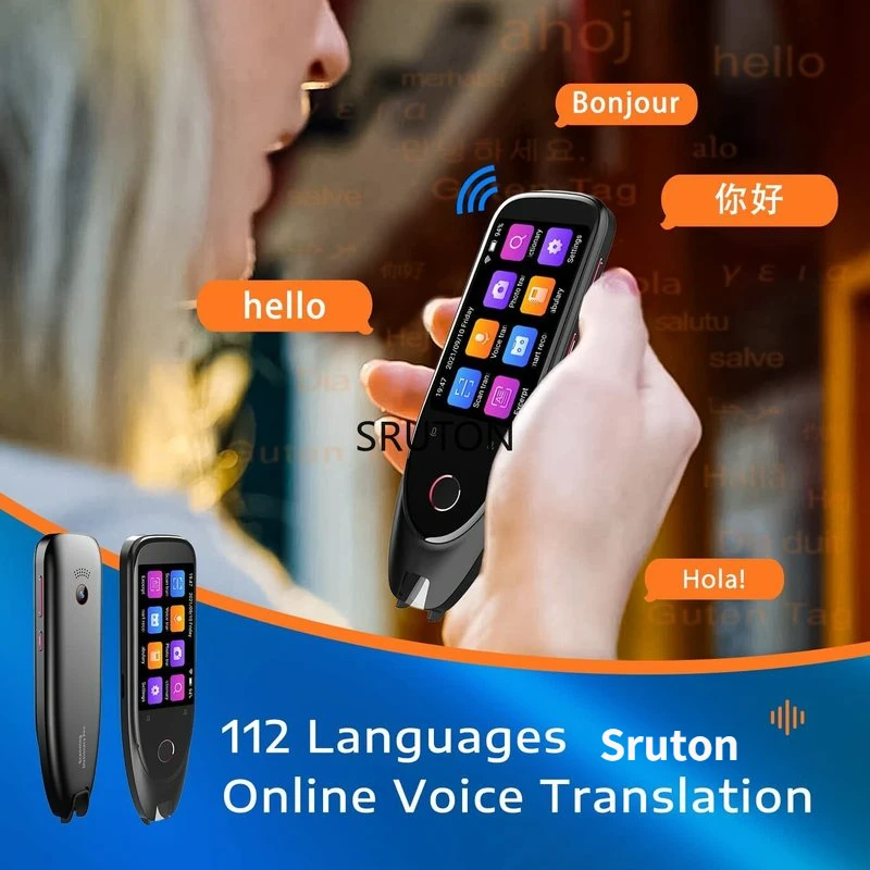 Tradutor de digitalização de voz instantânea inteligente foto tradução  caneta 2.86 tela sensível ao toque wifi suporte offline 112 idiomas  tradução - AliExpress