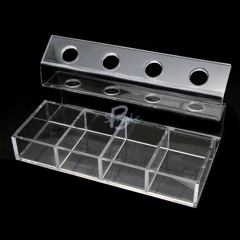 

new 1pcs Dental Acrylic Material Gun Holder Dental Mixing Tip Organizer holder 4 Hole For dentist lab item holder tool