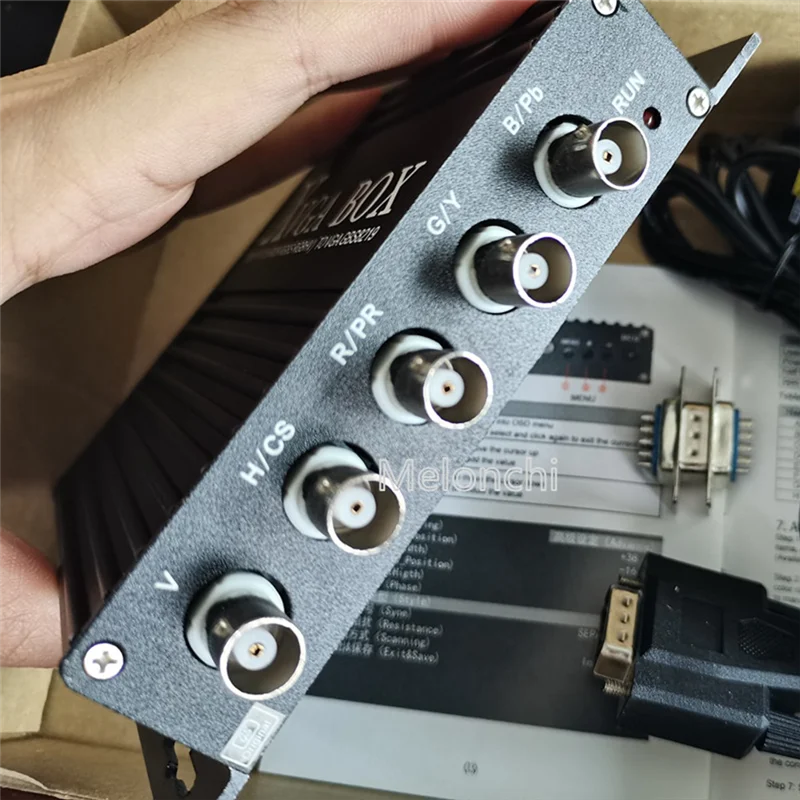 GBS-8219 산업용 비디오 컨버터, XVGA BOX RGB-VGA 비디오 컨버터, EU 플러그