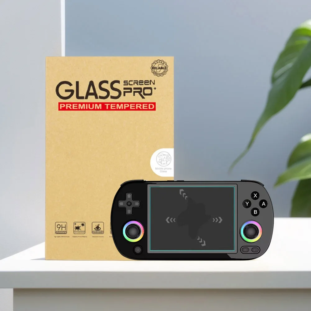 HD Tempered Glass Screen Protector 9H Hardness Tempered Glass Film Anti-Fingerprint Screen Protective Film for Anbernic RG40XX H