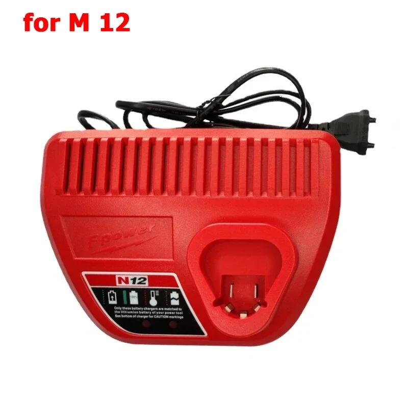 밀워키 12V 14.4V 18V 리튬 이온 배터리용 휴대용 교체 충전기 48-11-1815 48-11-1811 48-11-1841 배터리 충전기