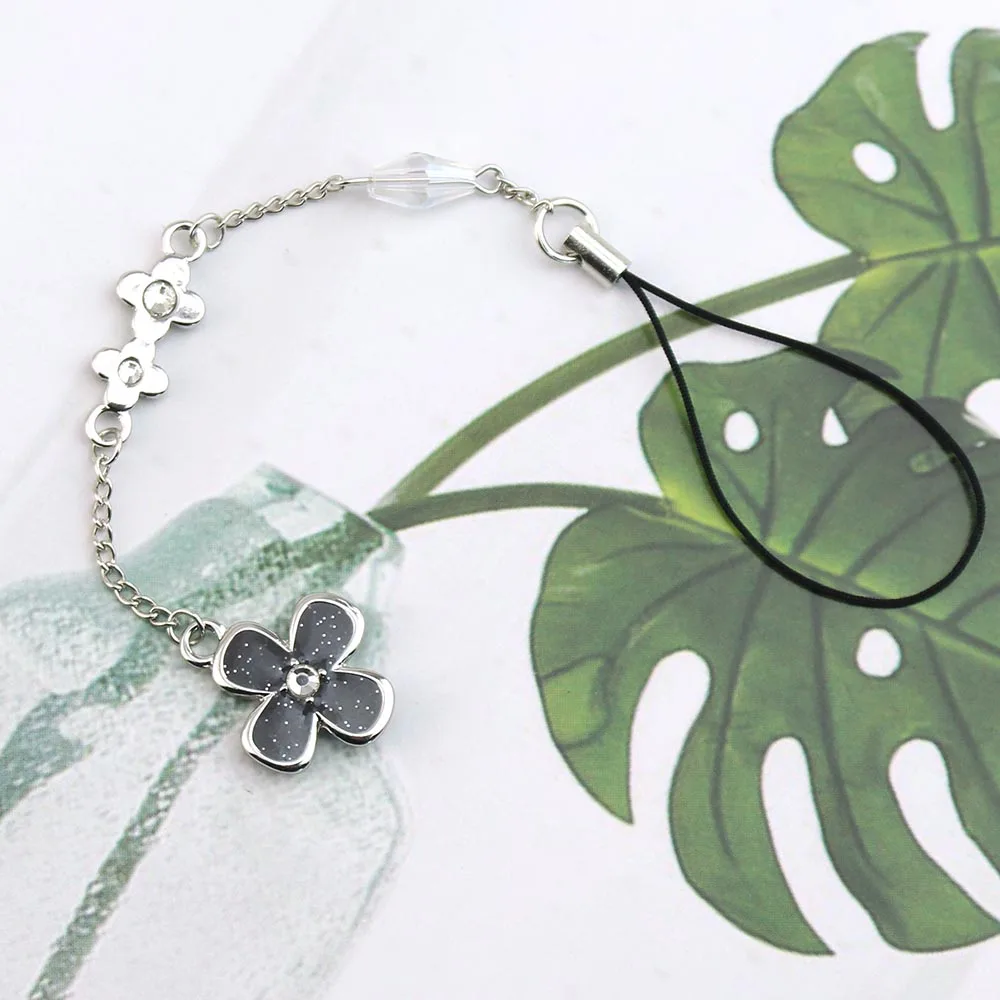 Anime-Inspired Kimi Ni Todoke Keychain with Flower Pendant