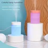 200ML Mini Humidifier USB Ultrasonic Air Humidifier LED Lamp Essential Oil Diffuser Car Purifier Aroma Anion Mist Maker Portable 2