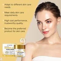 Crème hydratante au collagène pour le visage, lissante, même le teint, améliore la fermeté de la peau, rétrécit les Pores, peau radieuse, nourrit, Lotion pour le visage 5