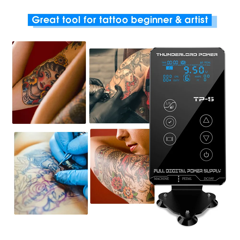 Alimentation Pour Tatouage AVA Model 4 - Écran Tactile, Noir, Neuve Avec Accessoires