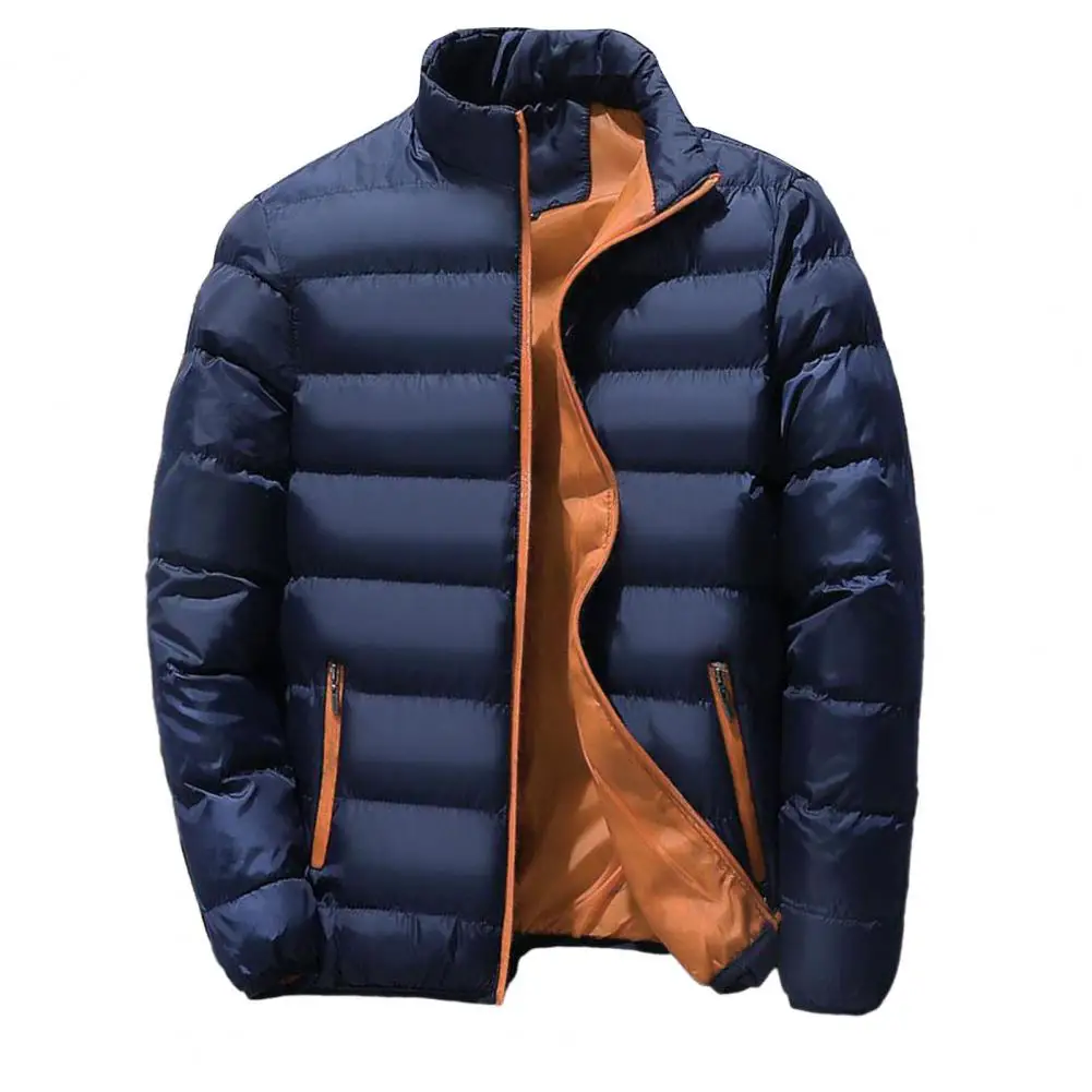 

Men's Winter Fashion Trend Jacket Warm Baseball Jacket Windproof Zipper Windproof Lining Plush Jacket Men's Jacket M-5XL