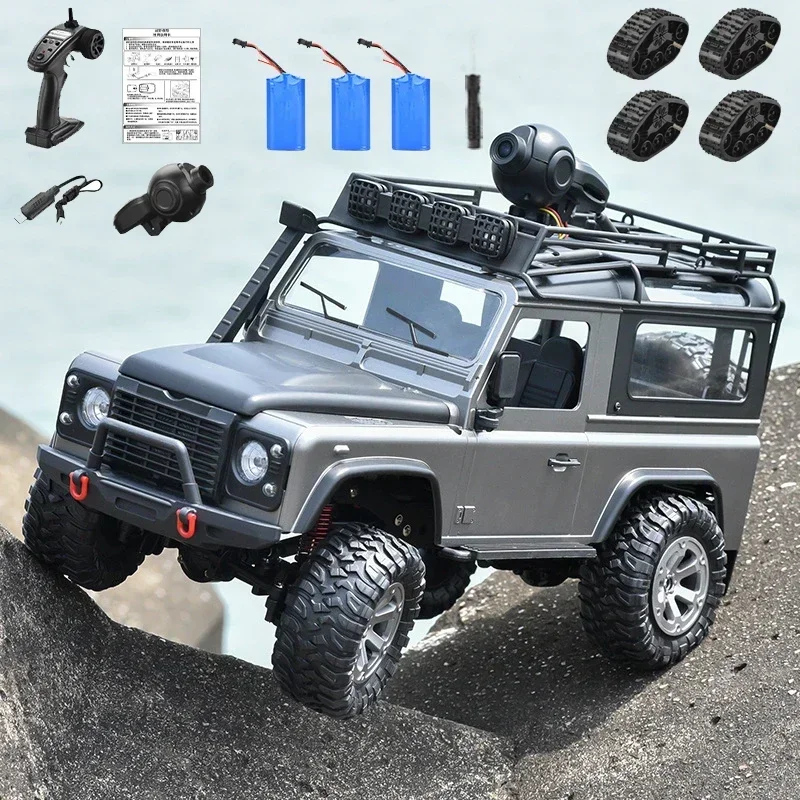Fy003a-5 1:12 Rc Car 2.4g Full Scale 4wd Climbing Off-road Vehicle Remote Control Toys Model With Led Lights Boy Gift 2