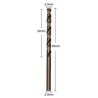 Foret HSS au Cobalt M35 de 1mm à 13mm, pour le perçage de l'acier inoxydable, foret électrique pour le travail des métaux, perceuse manuelle, mandrin 4