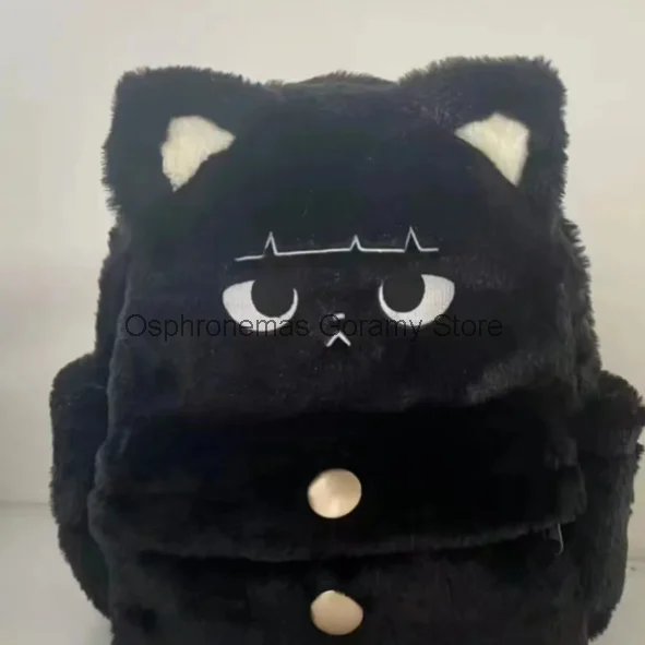 Sac à dos Lingneng 100% Xixiu Cat Grill, sac de dessin animé en peluche, poignées de queue, cadeau amovible, sac mignon, authentique, nouveau