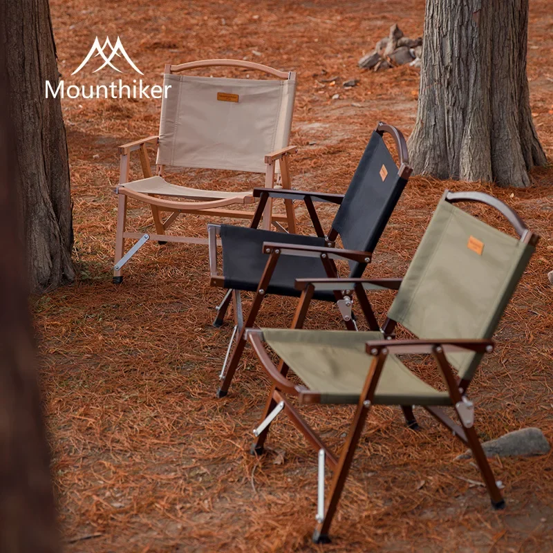 

Уличное кресло, складной портативный стул со спинкой из Искусственного Дерева, для отдыха на природе, рыбалки, сада