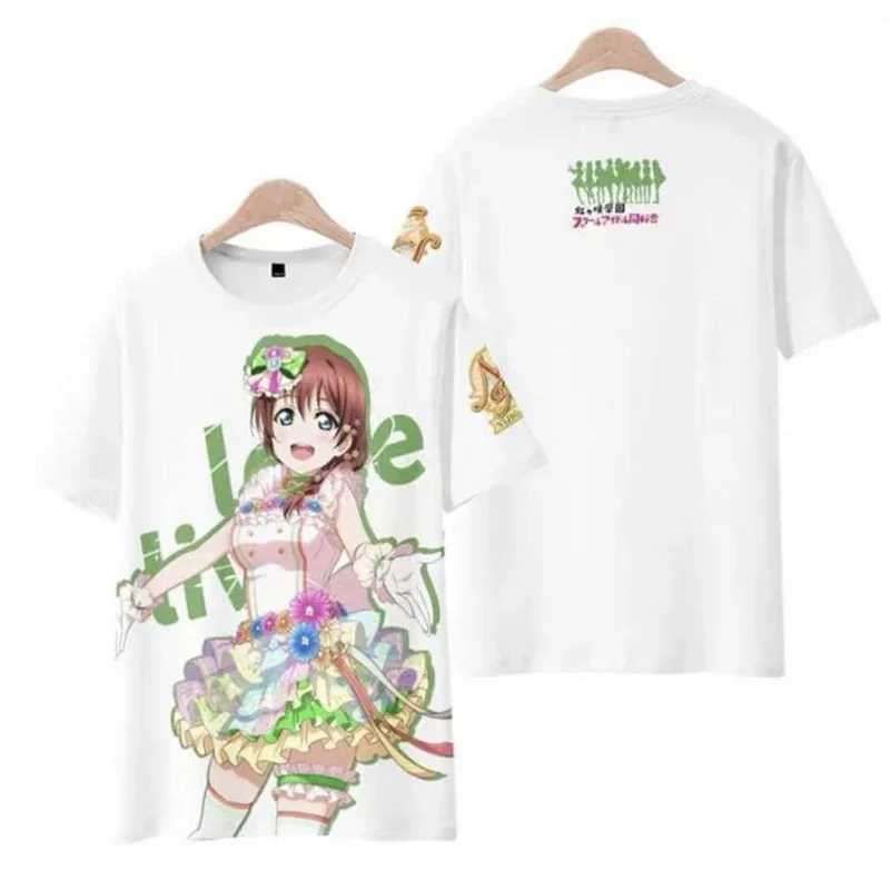 Animate live love! Nijigasaki High School Idol Club 3d Men's Shirt T-Shirts T-Shirts T-Shirts T-Shirts