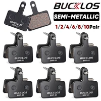 BUCKKub-Plaquettes de frein à disque semi-métalliques pour vélo de montagne, plaquettes de frein hydrauliques semi-métalliques, plaquettes de vélo pour WinterMANO, B01S, B05S 1