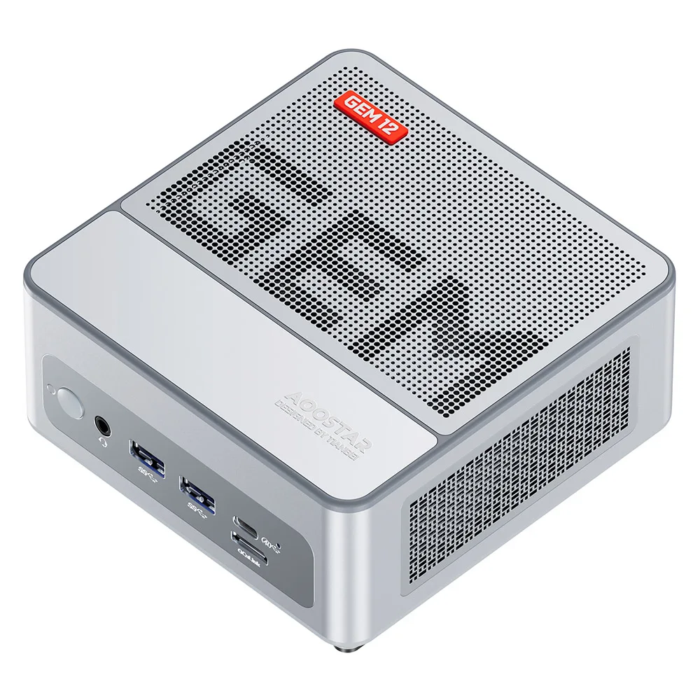 AOOSTAR GEM12 Max Mini PC AMD Ryzen 7 8845HS 8 Core Up to