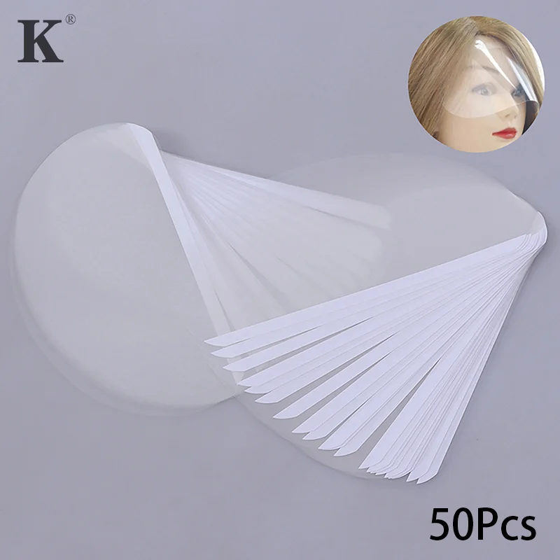 

50Pcs Disposable Face Shields Shaped Makeup Shower Visors Clear Barber Masks For Hairspray Hairdressing Tool Salon Supplies