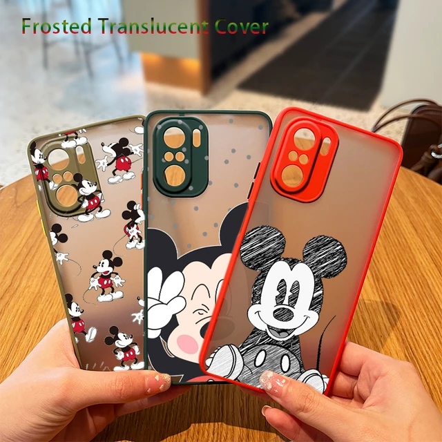 Fundas Para Xiaomi Redmi Note 11 Pro + 5G 4G/5G 11S (Con Pulsera) Suave  Borde Cuadrado De Dibujos Animados (Mickey Minnie) Patrón Cubierta Trasera  Teléfono Funda