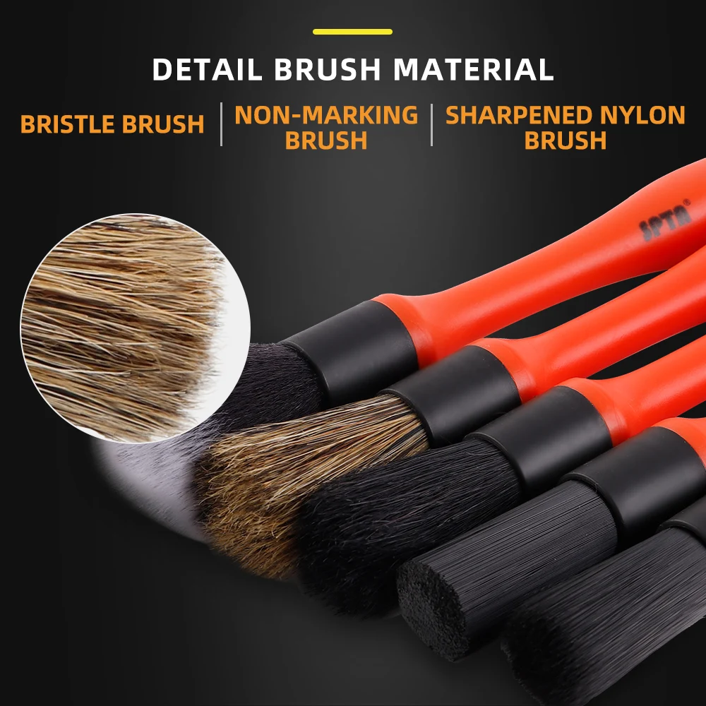 Hair Detailing Brush Set, Wheel Cleaning Brushes