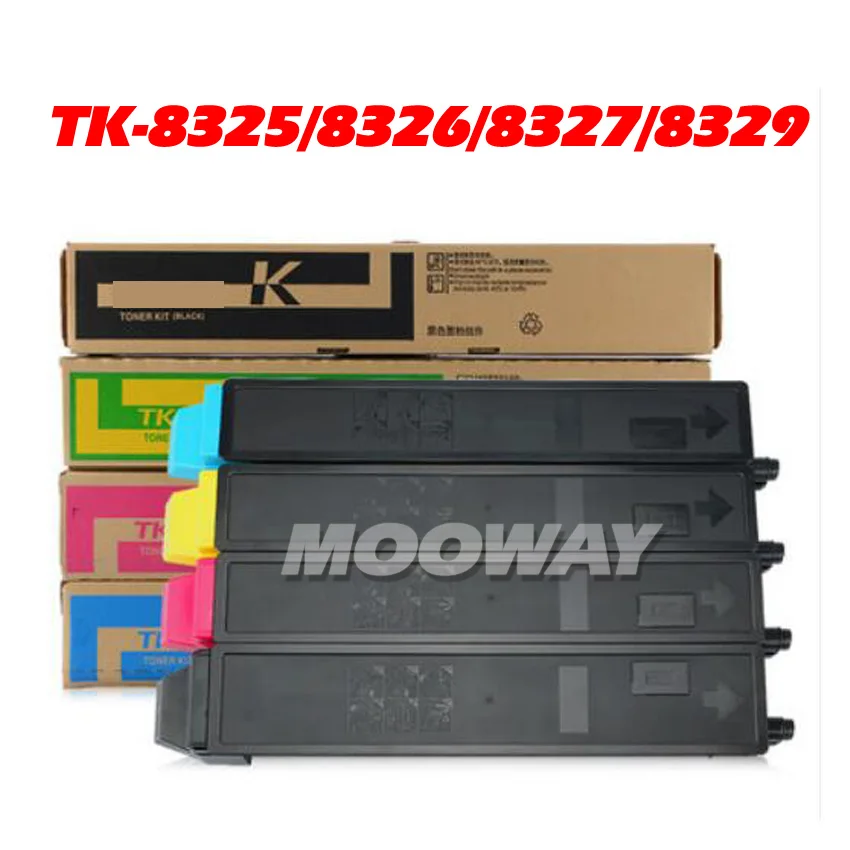 Compatible Color Toner Cartridge for Kyocera TASKalfa 2551ci TK-8325 TK-8326 TK-8327 TK-8329 toner cartridge
