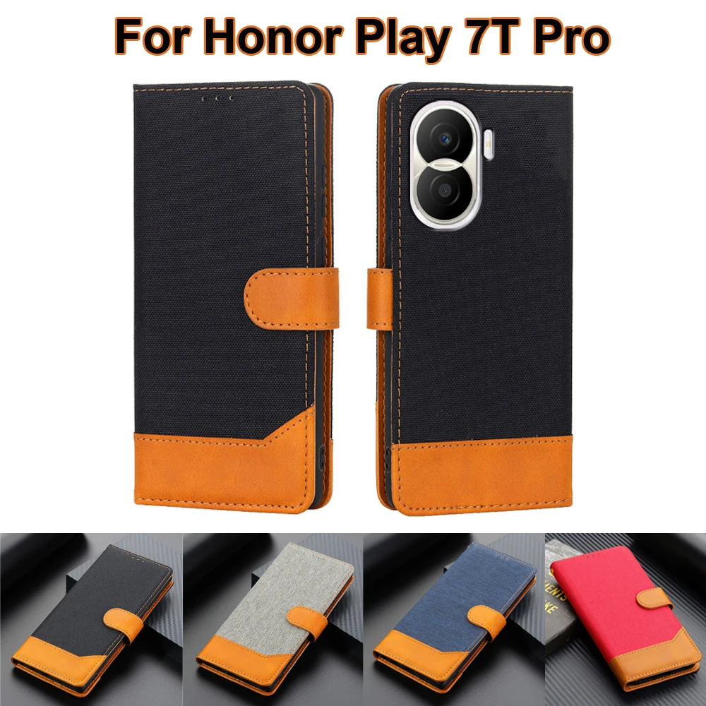 

PU Leather Case For Honor Play 7T Pro чехол Book Magnetic Phone Cover For Honor X40i X40 i Play7T Pro DIO-AN00 Flip Cover Funda