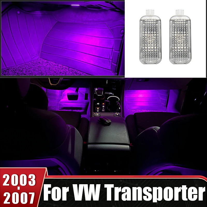 

For VW Transporter 2003 2004 2005 2006 2007 LED Car Footwell Light Atmosphere Lamp Ambient Light Interior Decoration Accessories