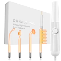 DARSONVAL High Frequency Red Light Therapy Wand Neon Electrotherapy Glass Tube Acne Spot Wrinkles Remover Beauty Facial Care 1